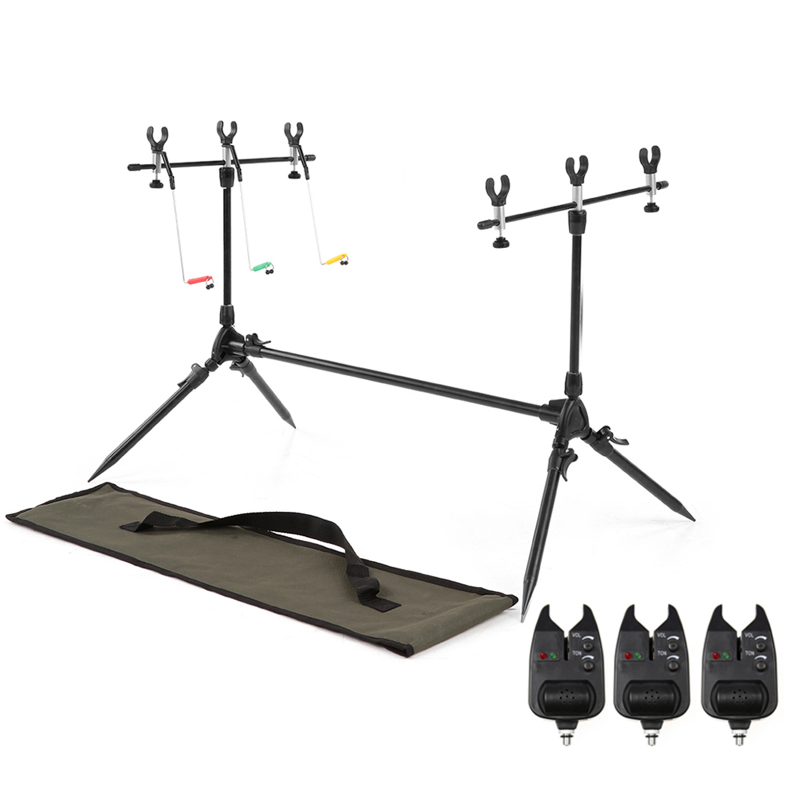 Lixada-Soporte 3 en 1 para cañ - Bite Indicator reseña y precio