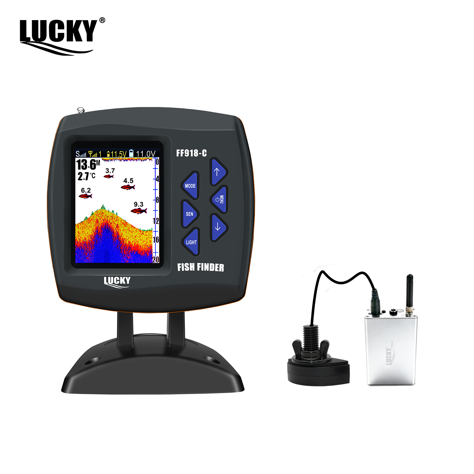 Lucky FF918 - Barco a Control  - Fish Finder Gps reseña y precio